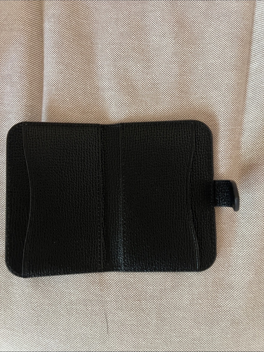 kate spade Black Textured Leather Magnetic Back Cell Phone Wallet - Picture 3 of 3